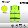 high visibility reflective safety vest with AS/NZS 1906 certification